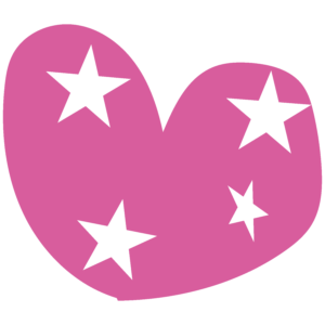 星が入ったハート