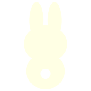 うさぎの後ろ姿