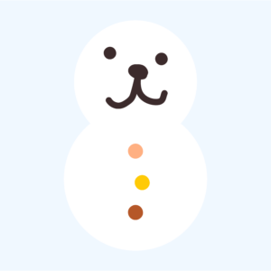 雪だるま（透過）